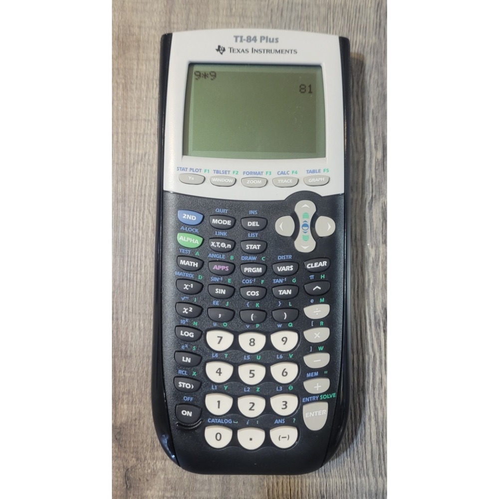 Texas Instruments TI-84 Plus Graphing Calculator With Cover Tested - Picture 4 of 8